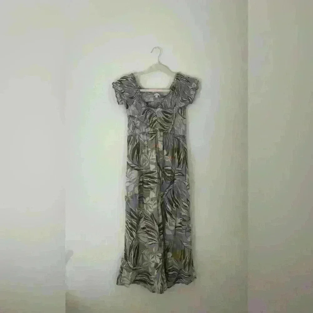 Patrons of Peace floral jumpsuit with shirred top